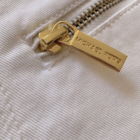 NWT Michael Kors Skinny Ankle Zip Jeans Size 0 - Picture 3 of 6